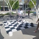 Mega Checkers yard game